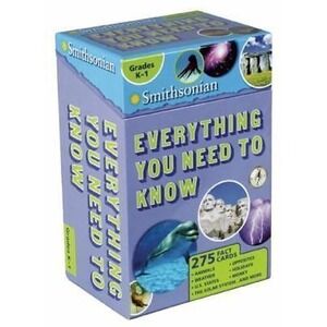 Smithsonian Everything You Need to Know 275 Fact Cards Grades K1 Educational Set